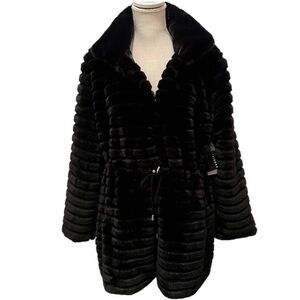 Bagatelle Black Faux Fur Jacket